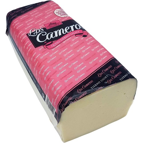 Queso de Vaca Tierno Light - Medio Queso en Barra Los Cameros - Peso Aproximado 1.6 kilogramos