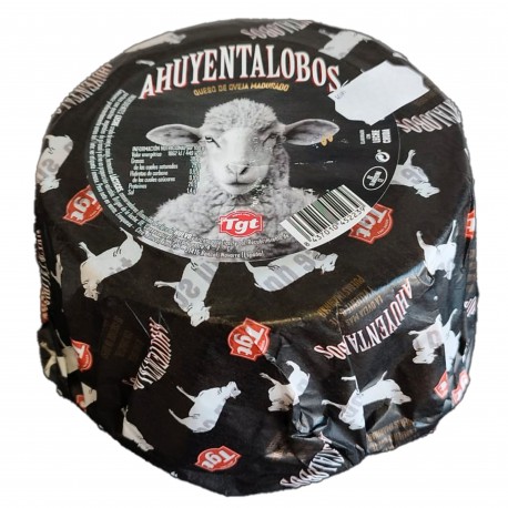 Queso de Oveja Curado Ahuyentalobos 1 Kg - Maduración Exclusiva 8 Meses, Leche Cruda