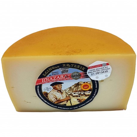 Queso Idiazabal Ahumado (Medio Queso) Elaboración Artesanal Peso 700 gramos